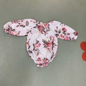Sweet Rose Cotton Onesie
